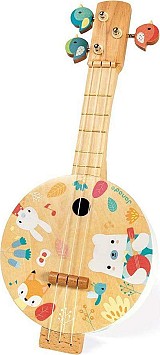 Janod Ξύλινη Κιθάρα Banjo Pure για 3+ Ετών J05160