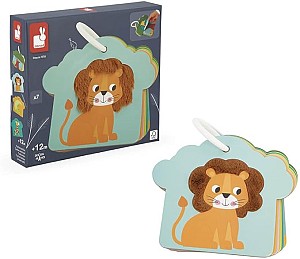 Janod J02694 Party Batman Savannah Tactile Cards Set