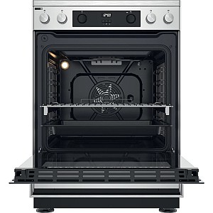 Whirlpool Κουζίνα 83lt με Κεραμικές Εστίες Π60εκ. Inox WS68V8CCXT