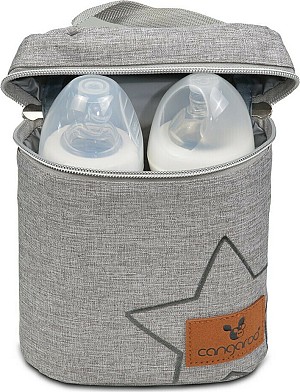 Cangaroo Βρεφική Ισοθερμική Τσάντα Charlie Light Grey 3800146265588