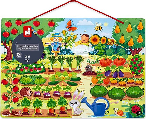 Janod My Magnetic Garden από Ξύλο για 36+ Μηνών J05463
