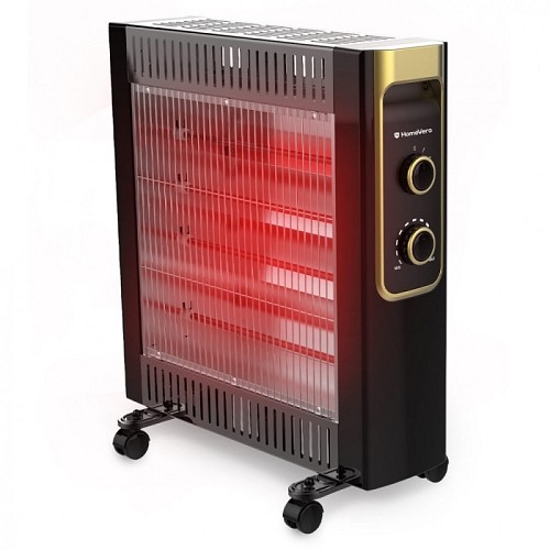 HomeVero Σόμπα Χαλαζία με Θερμοστάτη 2200W HV-QH2200