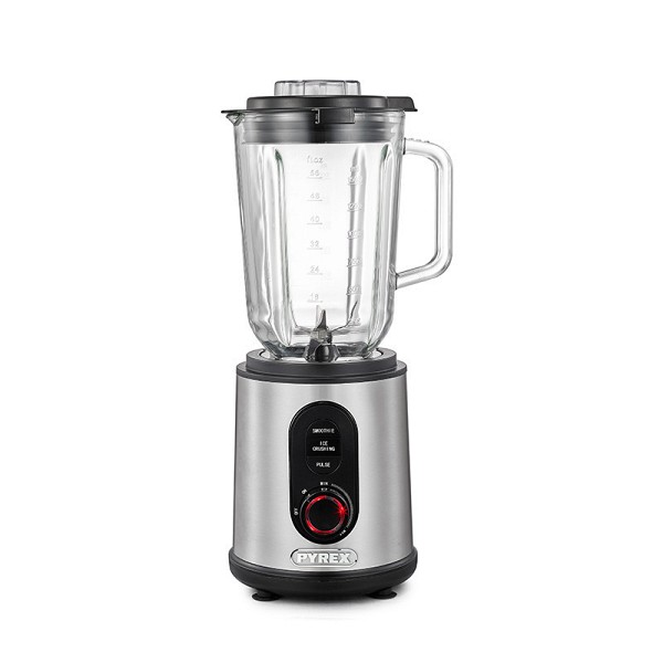 Pyrex SB-870 Μπλέντερ για Smoothies με Γυάλινη Κανάτα 1.5lt 1200W Inox 333161