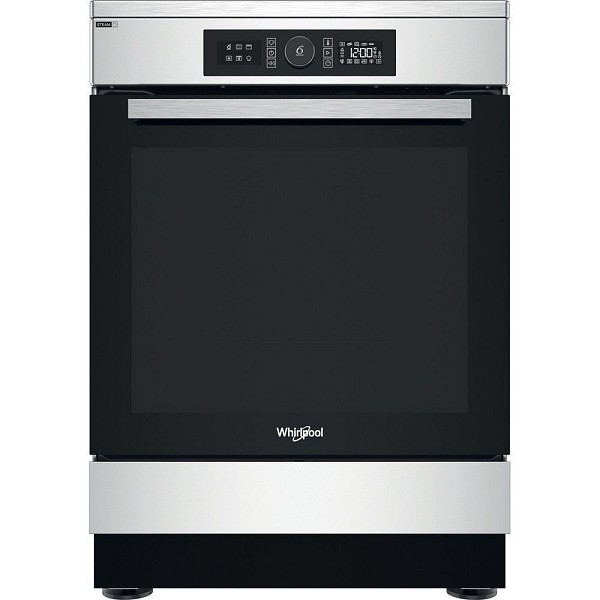 Whirlpool Κουζίνα 83lt με Επαγωγικές Εστίες Π60εκ. Inox WS 68 IB8ACX/FR