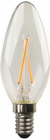 Eurolamp Λάμπα LED για Ντουί E14 και Σχήμα C37 Θερμό Λευκό 806lm 147-78122