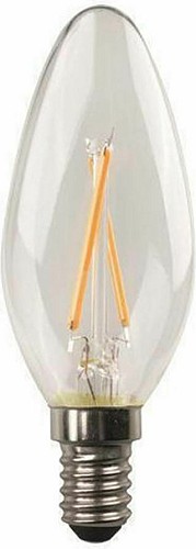 Eurolamp Λάμπα LED για Ντουί E14 και Σχήμα C37 Θερμό Λευκό 806lm 147-78122
