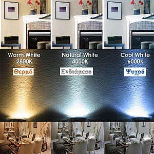 Eurolamp Λάμπα LED για Ντουί E14 και Σχήμα C37 Θερμό Λευκό 806lm 147-78122