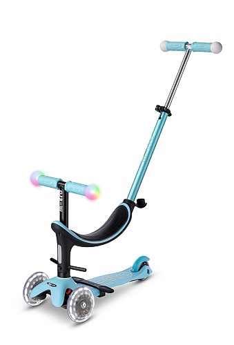 Πατίνι Micro 4in1 Mini2Grow Deluxe Magic LED - Γαλάζιο MMD358