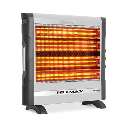 Telemax Pedigree Σόμπα Χαλαζία με Θερμοστάτη 2800W 30-2800