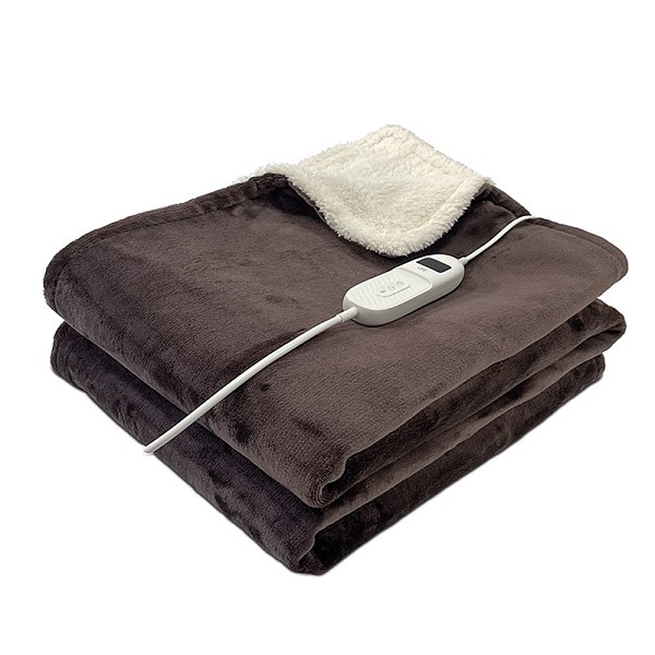 Life Cuddle Mocha Double Πλενόμενη Καφέ 160W 130x180εκ.