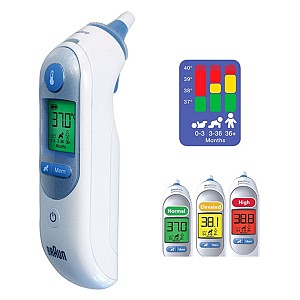 Braun Thermoscan 7 IRT6525 Ψηφιακό Θερμόμετρο Αυτιού Κατάλληλο για Μωρά