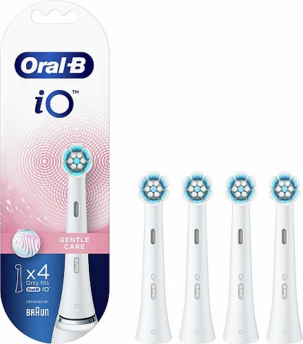 Oral-B iO Gentle Care Ανταλλακτικές Κεφαλές για Ηλεκτρική Οδοντόβουρτσα 4τμχ 4210201424550