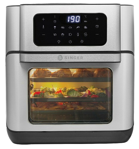Singer Vita Cook Φριτέζα Αέρος 10lt Ασημί AF-4640