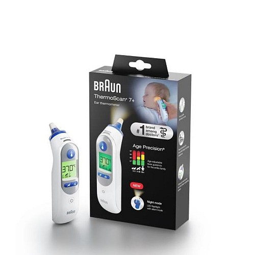 Braun Thermoscan 7 IRT6525 Ψηφιακό Θερμόμετρο Αυτιού Κατάλληλο για Μωρά