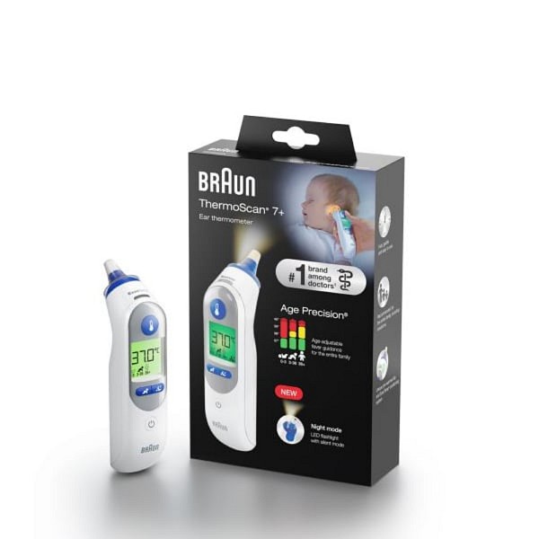 Braun Thermoscan 7 IRT6525 Ψηφιακό Θερμόμετρο Αυτιού Κατάλληλο για Μωρά