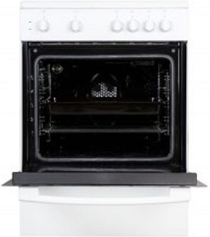 Davoline DAE 600 W Κουζίνα 72lt με Εμαγιέ Εστίες Π60εκ. Λευκή