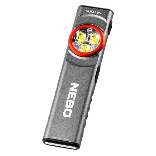Nebo Φακός Συνεργείου Επαναφορτιζόμενος LED Slim NEB-FLT-1042-G