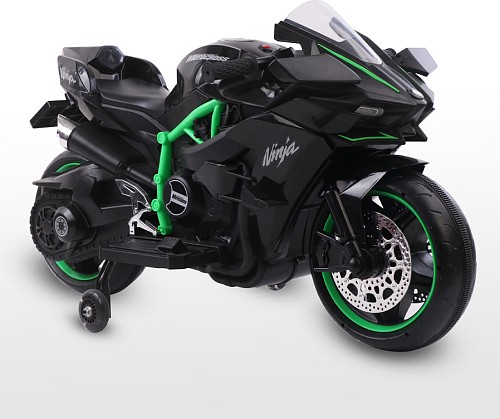 Παιδική Μηχανή Ninja Duo Ηλεκτροκίνητη 12 Volt Μαύρη 3800146214333