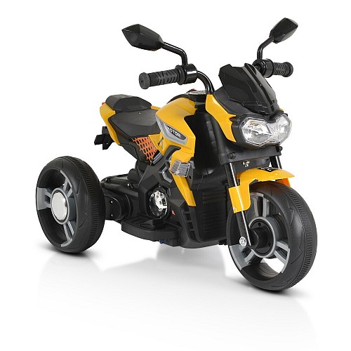 Moni Παιδική Ηλεκτροκίνητη Μηχανή Colombo 12 Volt Κίτρινη 3801005000241