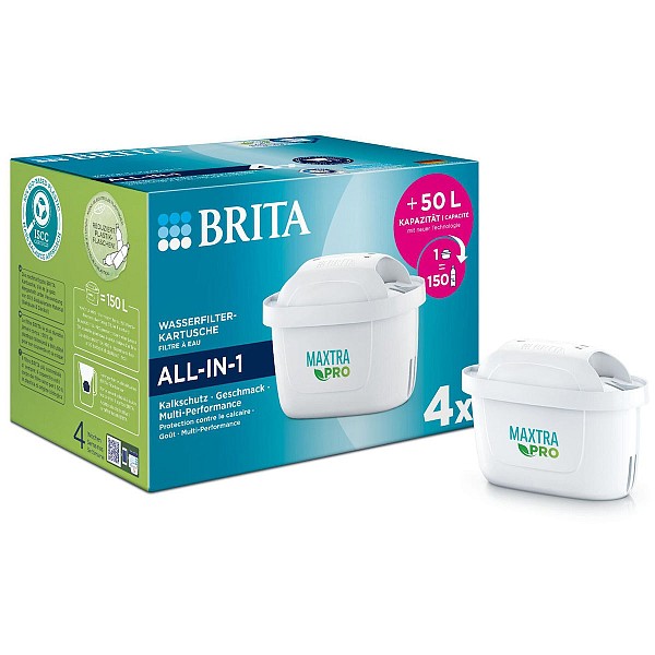 Brita Ανταλλακτικό Φίλτρο Νερού για Κανάτα Maxtra Pro All-in-1 4τμχ