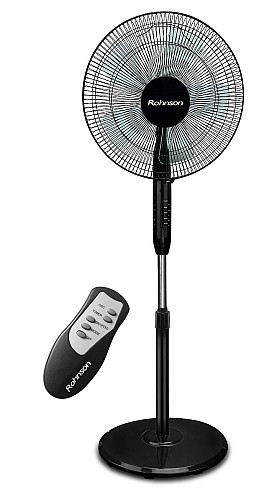 Rohnson R-869 Ανεμιστήρας Ορθοστάτης 45W Διαμέτρου 40cm με Τηλεχειριστήριο