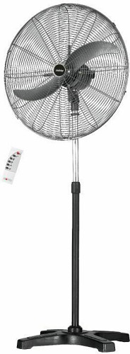 HOBBY HSF-80554 Ανεμιστήρας Ορθοστάτης με Τηλεχειριστήριο 50cm 140W Μαύρο