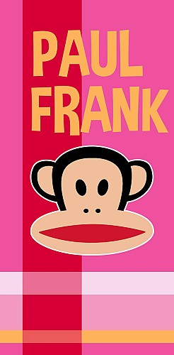PAUL FRANK ΠΕΤΣΕΤΑ ΘΑΛΑΣΣΗΣ Απορροφητική Ελαφριά MICROFIBER 90x180cm  4949 FUCCIA