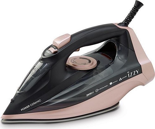 Izzy IZ-1108 Power Ceramic Σίδερο Ατμού 2900W με Κεραμική Πλάκα και Συνεχόμενη Παροχή 50gr/min 224180