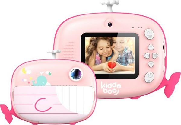 Kiddoboo Fotofun 2 Whale Pink - (KBP82PNK)