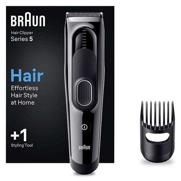 Braun HC5310 Επαναφορτιζόμενη Κουρευτική Μηχανή Μαύρη