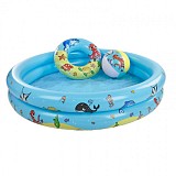 Swim Essentials: Σετ Φουσκωτή Πισίνα 120cm Με Σωσίβιο και Μπάλα(SWE-2020SE465)