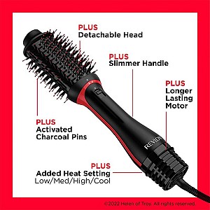 Revlon Ηλεκτρική Βούρτσα One-Step Volumiser Plus Κεραμική για Ίσιωμα RVDR5298E