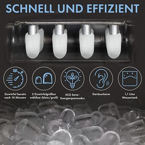 Bomann EWB 6068 CB Ice Cube Maker 8 Cubes (4004470179071)