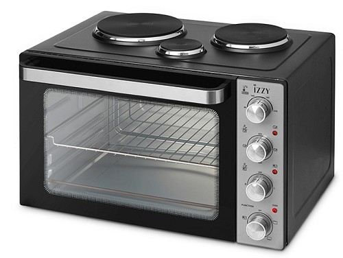 Φούρνος 48lt με 3 εστίες IZ-8008 (224349)