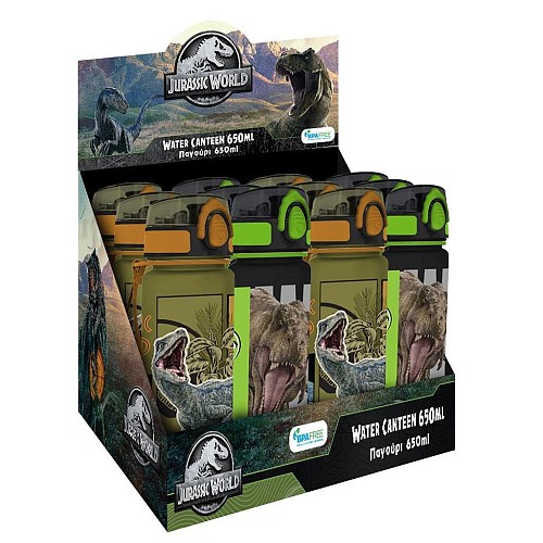 ΔΙΑΚΑΚΗΣ-Jurassic World Παγούρι 650ml PCTG 6,5x23cm 2ΣΧ (570978)