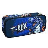 Back Me Up NO FEAR T-REX Σχολική Κασετίνα Δημοτικού Βαρελάκι 2 Θέσεων Οβαλ 357-20141