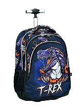 Back Me Up T-REX Σχολική Τσάντα Πλάτης TROLLEY Backpack Δημοτικού με 3 θήκες 357-20074