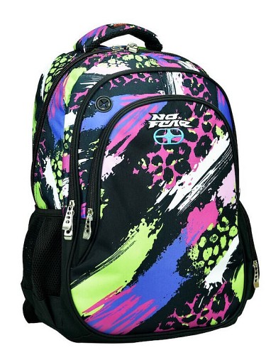 Back Me Up Σακίδιο Οβάλ No Fear Fluo Prints 348-31031