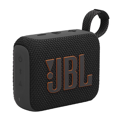 JBL Go 4 Αδιάβροχο Ηχείο Bluetooth 4.2W με Διάρκεια Μπαταρίας έως 7 ώρες Μαύρο (JBLGO4BLK)