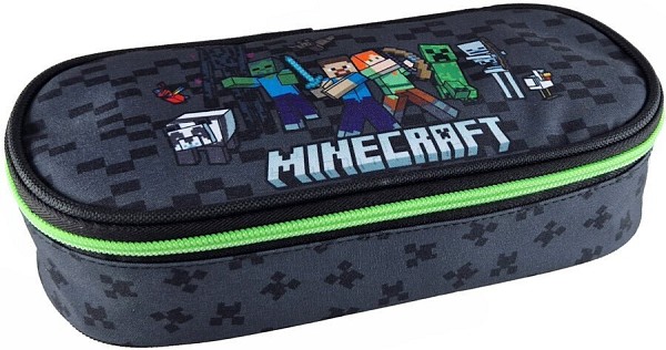 Graffiti κασετίνα τετράγωνη green minecraft (248341)