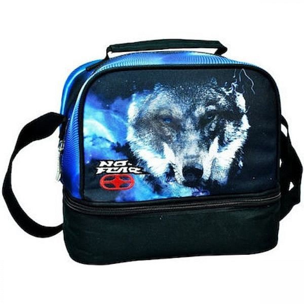 Back Me Up NO FEAR NIGHT WOLF Ισοθερμικό Τσαντάκι Φαγητού Ώμου 30 x 22 x 13 348-29221