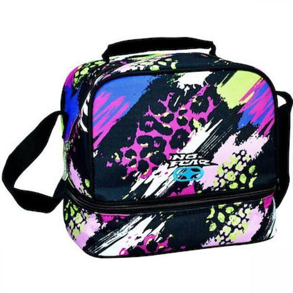 Back Me Up NO FEAR FLUO PRINTS Ισοθερμικό Τσαντάκι Φαγητού Ώμου 30 x 22 x 13 348-31221