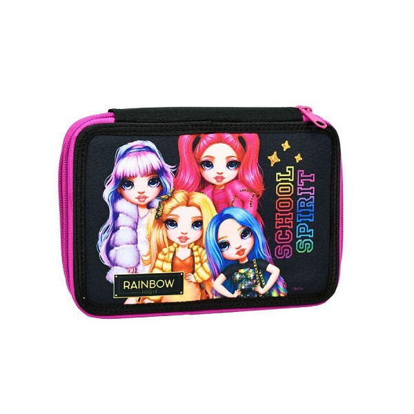 Κασετινα Gim Διπλη Γεματη Rainbow High Glitter (363-51100)