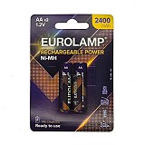 Eurolamp Επαναφορτιζόμενες Μπαταρίες AA Ni-MH 2400mAh 1.2V 2τμχ 8901 147-24210
