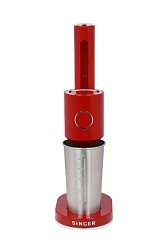 Singer DM-1220SCR Φραπεδιέρα Επιτραπέζια 100W Κόκκινη