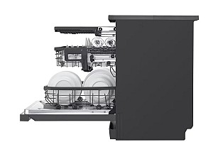 LG DF365FMS Ελεύθερο Πλυντήριο Πιάτων με Wi-Fi για 14 Σερβίτσια Π60xY85εκ. Μαύρο