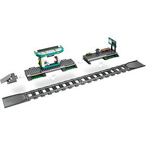 Lego 60423 City Downtown Streetcar and Station για 7+ Ετών 811τμχ