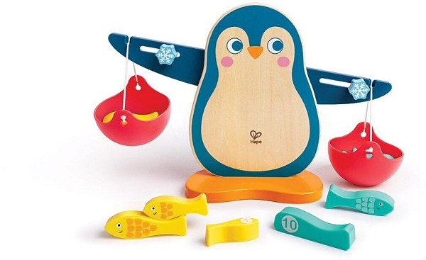 Hape Early Explorer Ξύλινη Ζυγαριά Penguin Balance Scale (E1074A) 401916010740 6943478040281