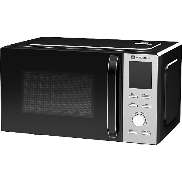 Morris K80208MW Μαύρος Φούρνος Μικροκυμάτων 20lt