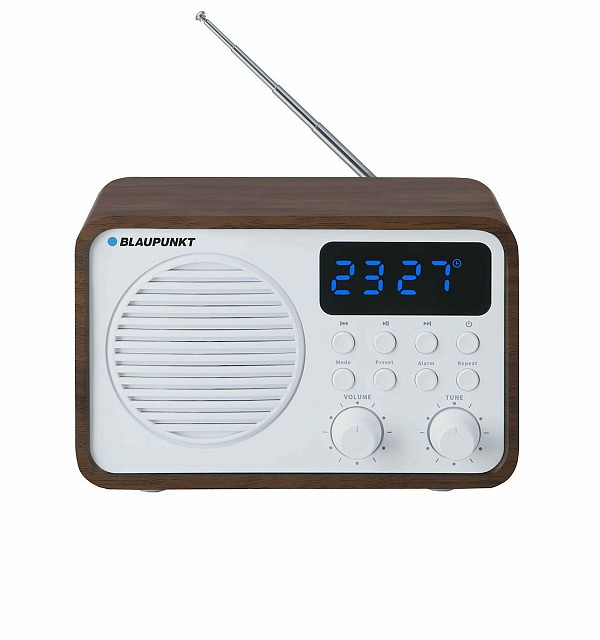 Blaupunkt PP7BT Επιτραπέζιο Ραδιόφωνο Επαναφορτιζόμενο με Bluetooth και USB Καφέ